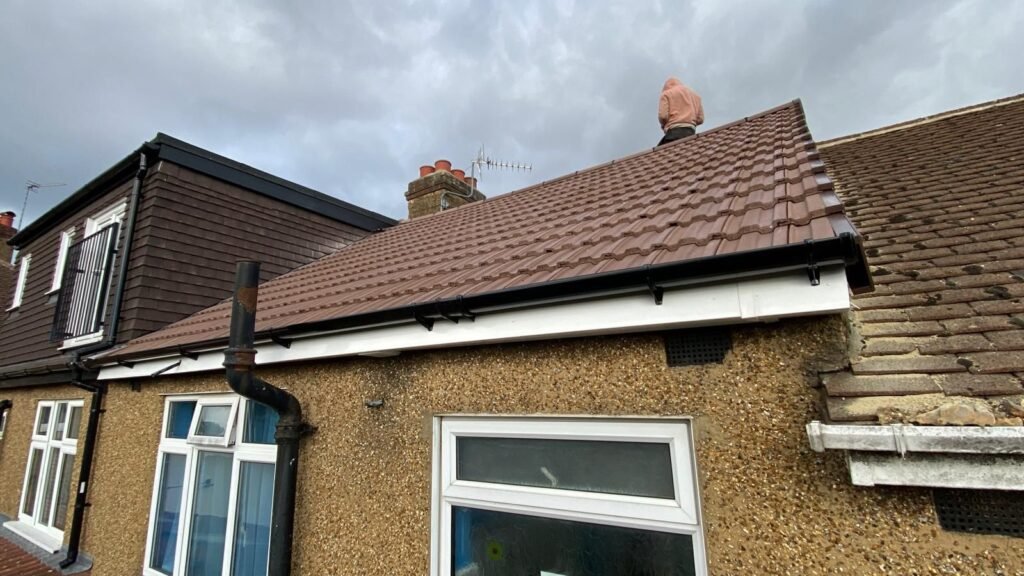 New roof structure fitted on residential property New roof structure fitted on residential property