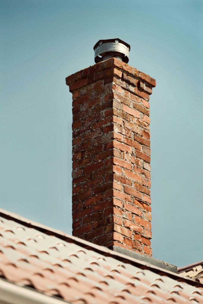Weather-damaged chimney restored by specialists Weather-damaged chimney restored by specialists